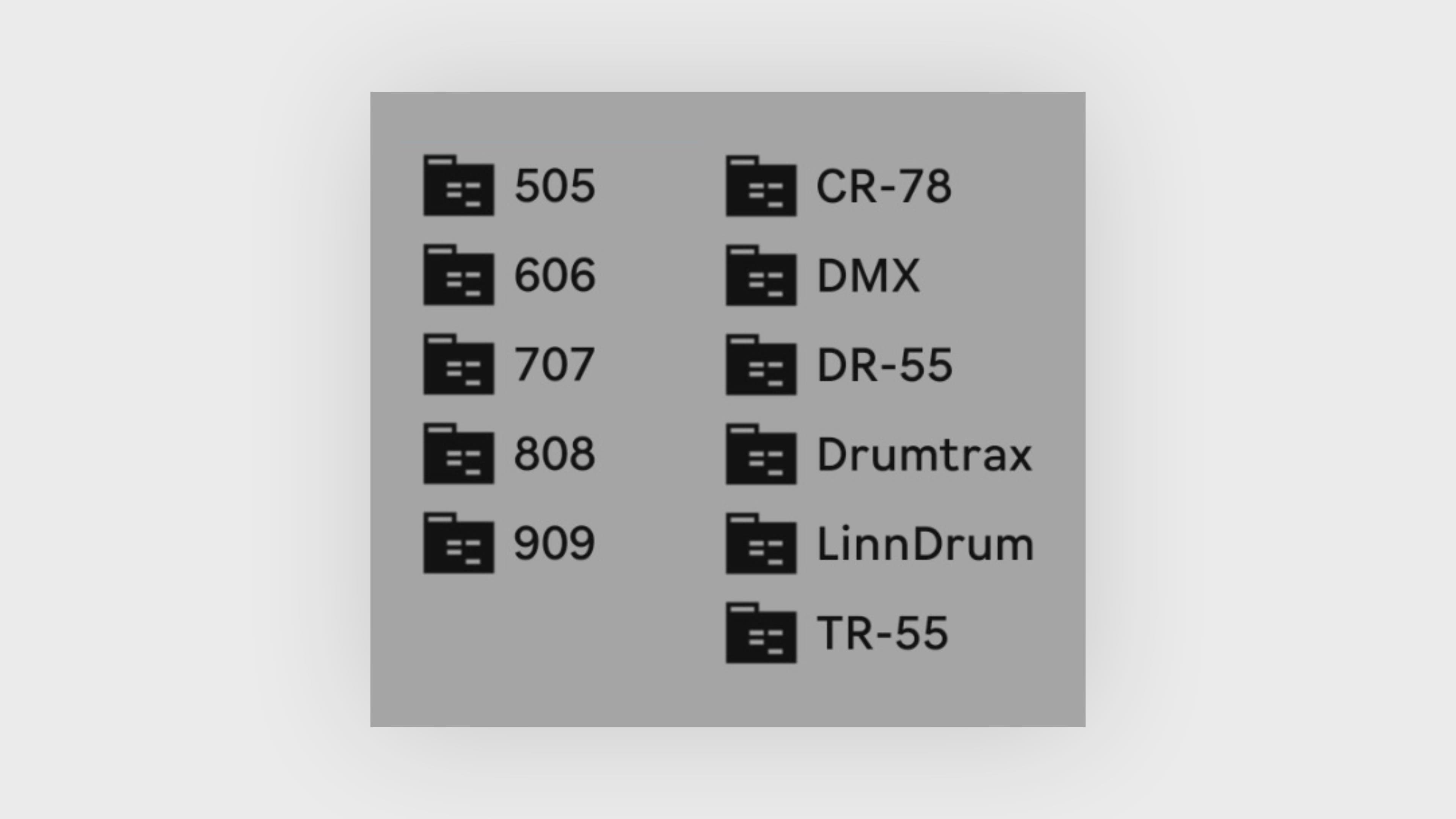 11 Ableton Live Drum Rack folders