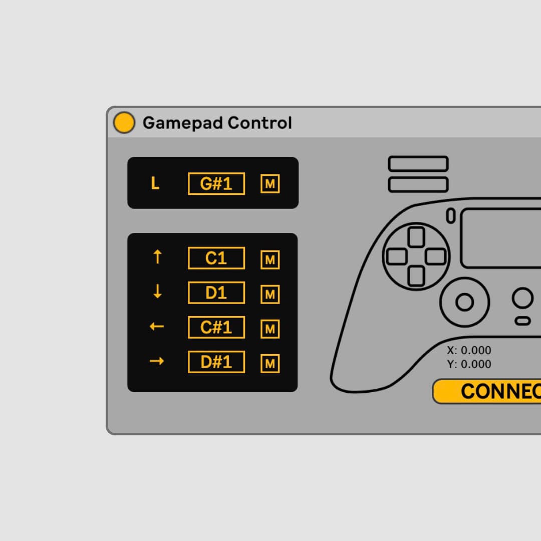 Control Ableton Live with your Playstation or Xbox controllers.