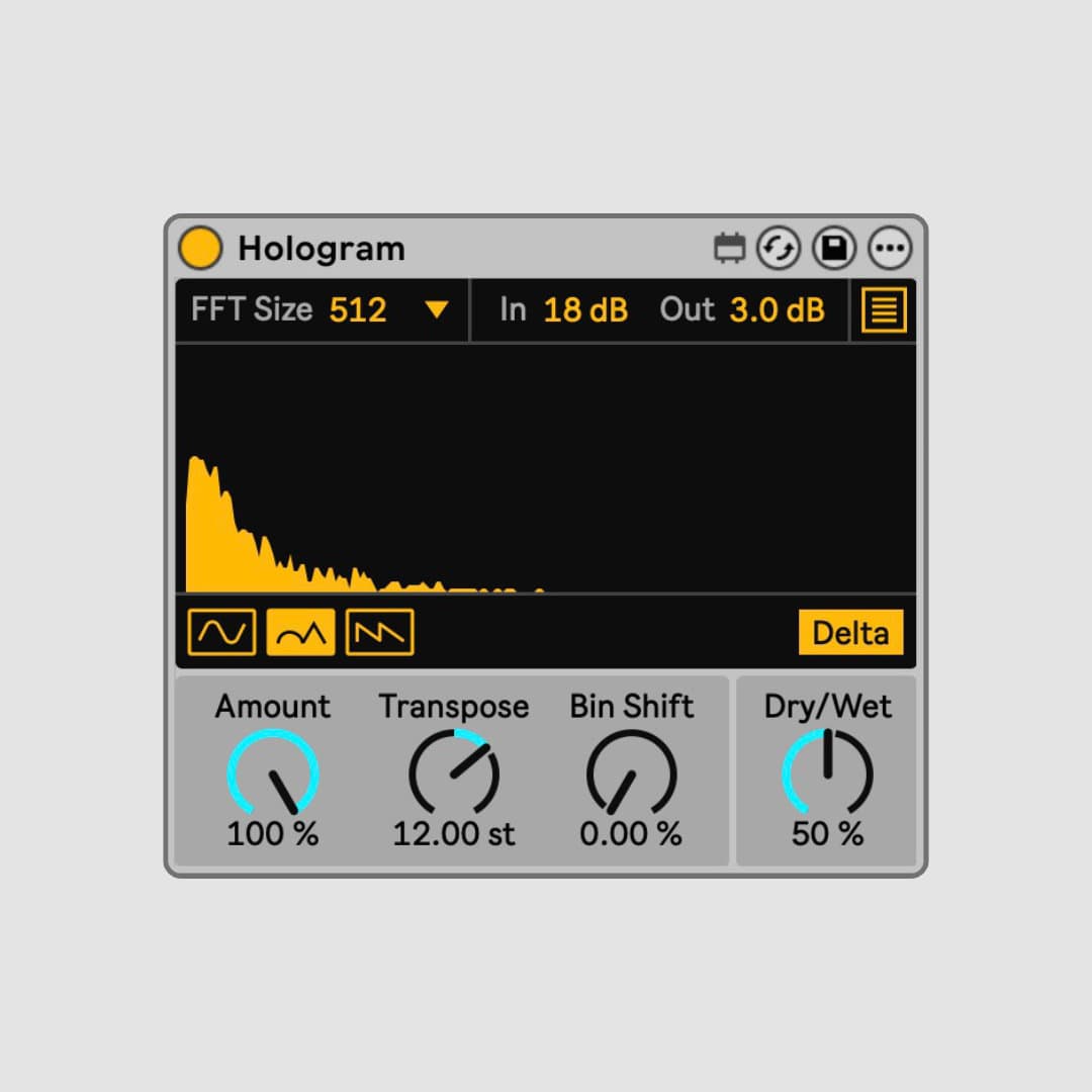 A spectral gate that removes noisy content of a sound, leaving the harmonics.