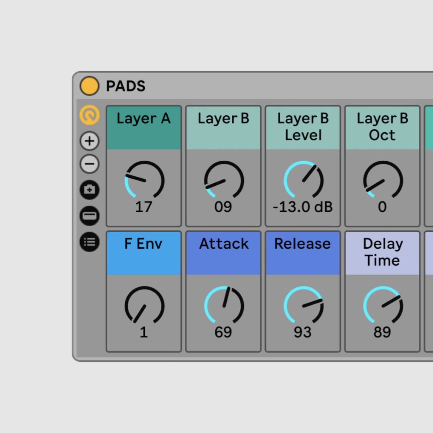 PADS Ableton Live Rack