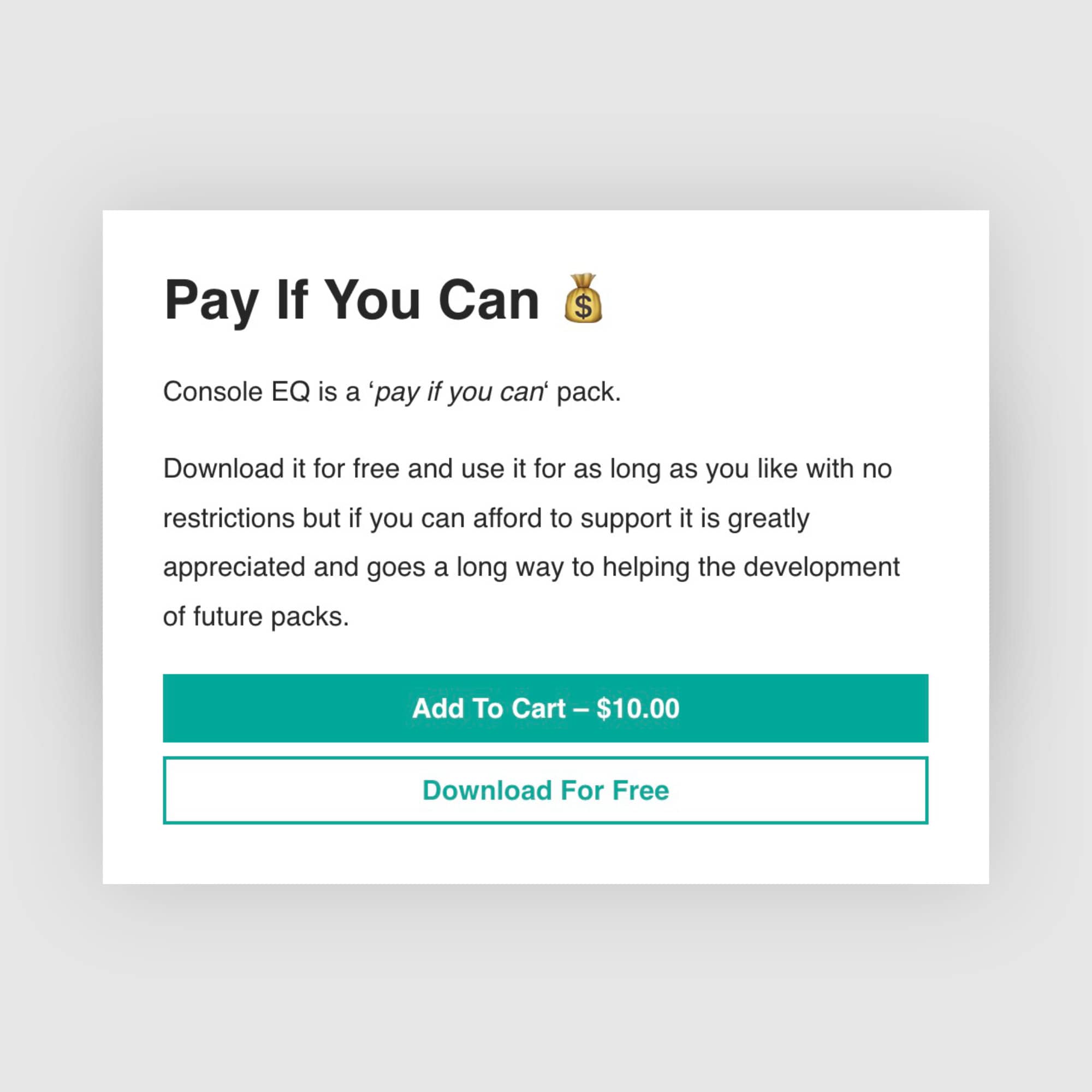Pay If You Can