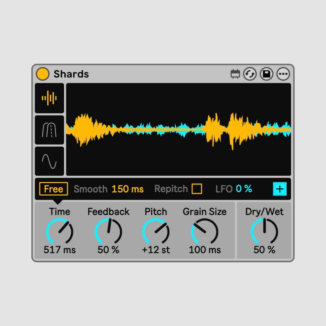A grain delay, inspired by Soundtoys Crystallizer.