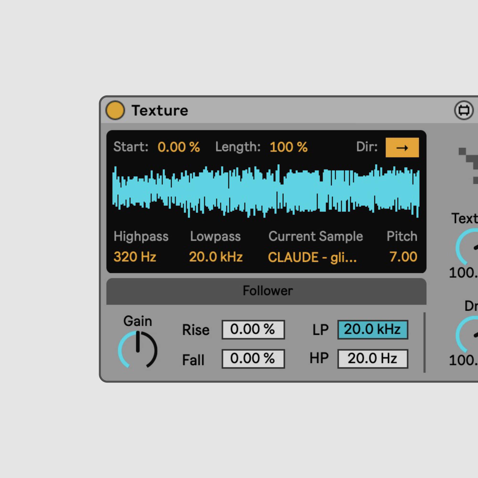 TEXTURE Max For Live Device