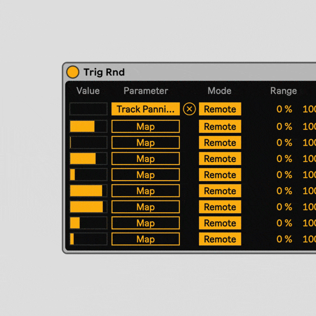 Modulations are triggered by an incoming signal reaching a set volume threshold.